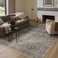 Amber Lewis x Loloi Josie 5" x 7"6" Silver and Natural Area Rug, , large