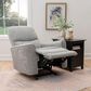Linon Home Decor Colton Power Recliner in Grey, , large