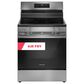 Frigidaire 30" Front Control Electric Range and 1.8 Cu. Ft. OTR Microwave Kitchen Package in Stainless Steel , , large