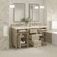 James Martin Vanities Lorelai 60" Double Vanity in Whitewashed Oak with 3 cm Eternal Marfil Quartz Top, , large