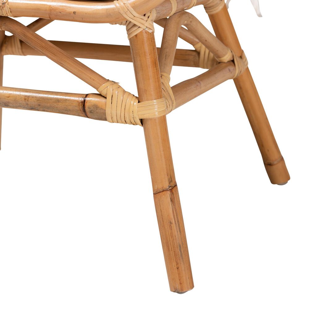 Baxton Studio Benicia Arm Chair in Natural Brown, , large