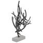 Maple and Jade Abstract Decorative Sculpture with Marble Base in Dark Gray and White, , large