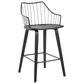 Lumisource Winston Counter Stool in Black and Black, , large