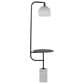 LumiSource Symbol Floor Lamp in Black and White, , large