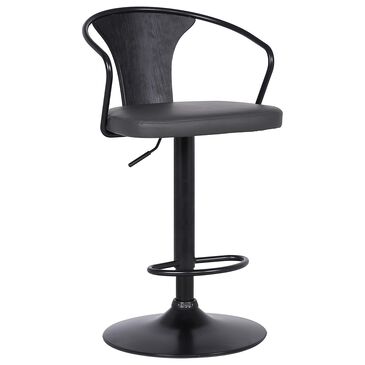 Blue River Eagle Adjustable Barstool in Grey, , large
