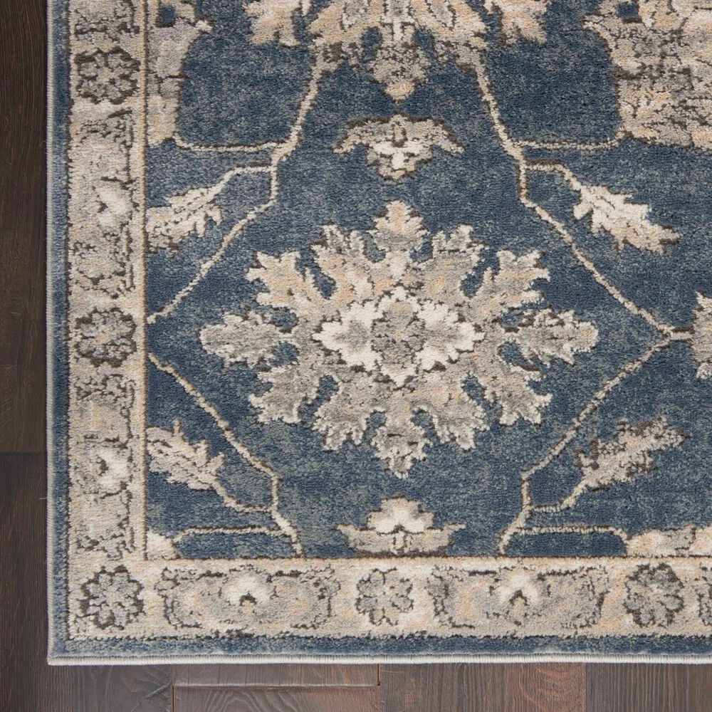 Nourison Quarry Oriental 2&#39;2&quot; x 3&#39;9&quot; Blue and Beige Area Rug, , large