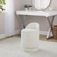 Lumisource Marla Upholstered Vanity Stool in Cream, , large