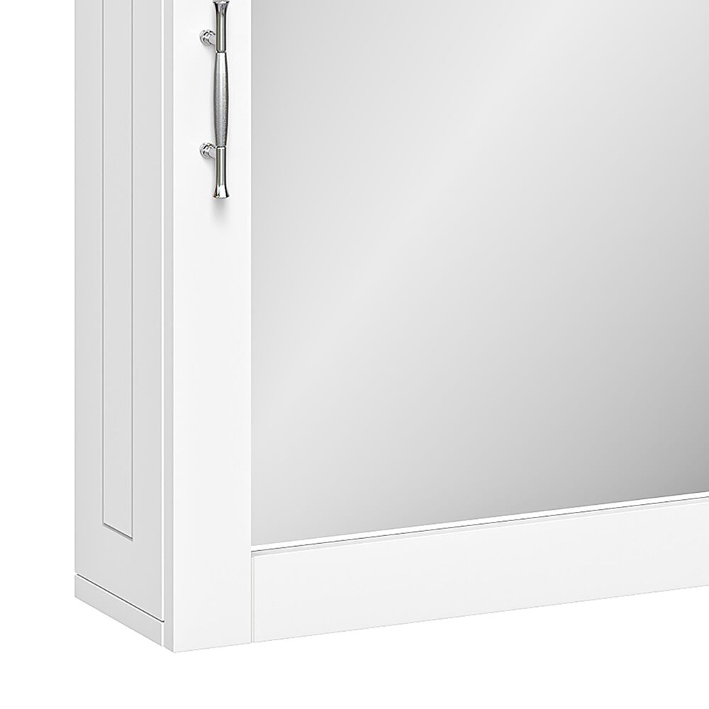 RiverRidge Home Somerset Wall Cabinet with Mirror in White, , large