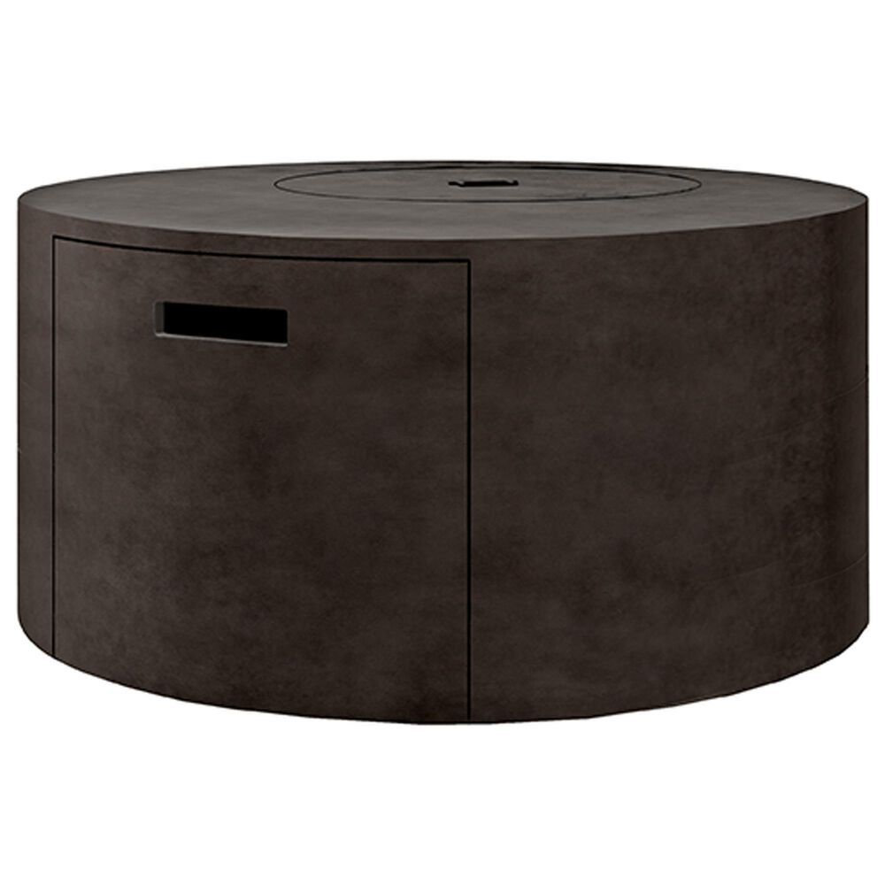 Ebel Outdoor Furniture Bellino 42" Round Fire Pit with Offset Burner in Iron, , large