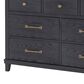 Legacy Classic Flatiron 7-Drawer Dresser in Black, , large