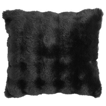 Hallmart Collectibles Bubble 20" x 20" Square Throw Pillow in Black, , large
