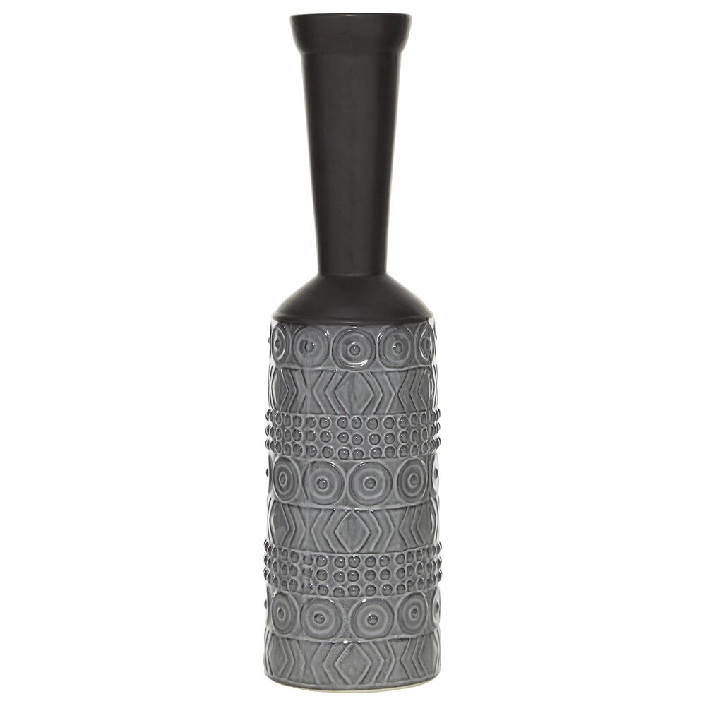 Maple and Jade 20" x 5" Vase in Grey, , large