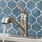 MS International Pull-Out Sprayer Kitchen Faucet in Brushed Nickel, , large