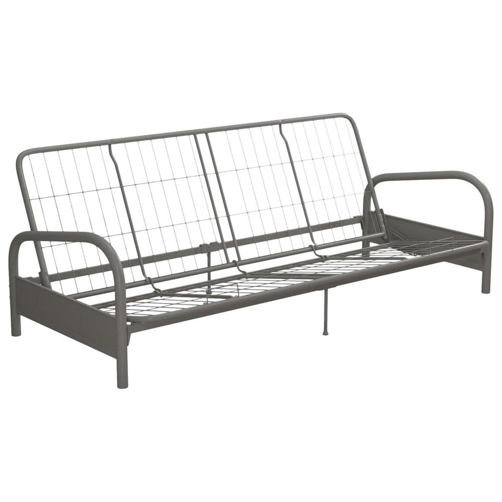 DHP Kris Futon Frame in Silver, , large