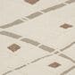 Feizy Anica 4" x 6" Ivory and Brown Area Rug, , large