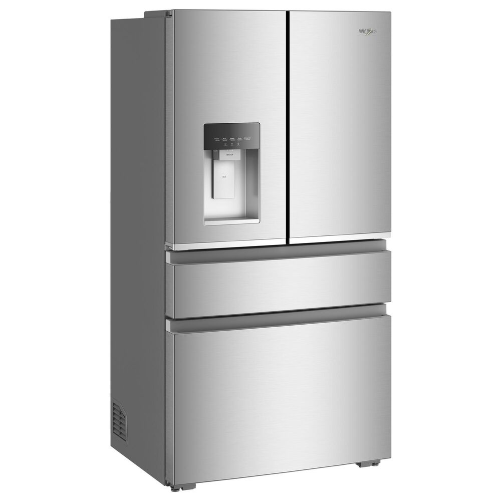 Whirlpool 22 Cu. Ft. 4-Door Depth French Door Refrigerator with Dual Ice Makers in Fingerprint Resistant Stainless Steel, , large