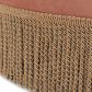 Jennifer Taylor Home Yolanda Accent Ottoman in Peach Orange Velvet, , large