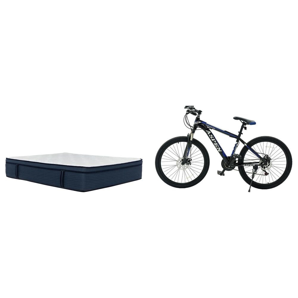 Primo 14" Cool Lux King Mattress with Aspen MTB Series 26" Mountain Bike, , large