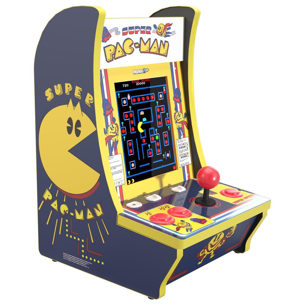 Arcade1up Super Pac-Man Counter-Cade - 4 Games, , large