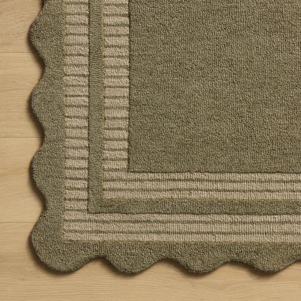 Loloi II Scottie 7&#39;9&quot; x 9&#39;9&quot; Olive and Pebble Area Rug, , large