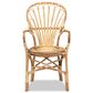 Baxton Studio Sheraton Arm Chair in Natural, , large