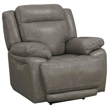 Bassett Evo Power Headrest Wall Saver Recliner in Pewter, , large
