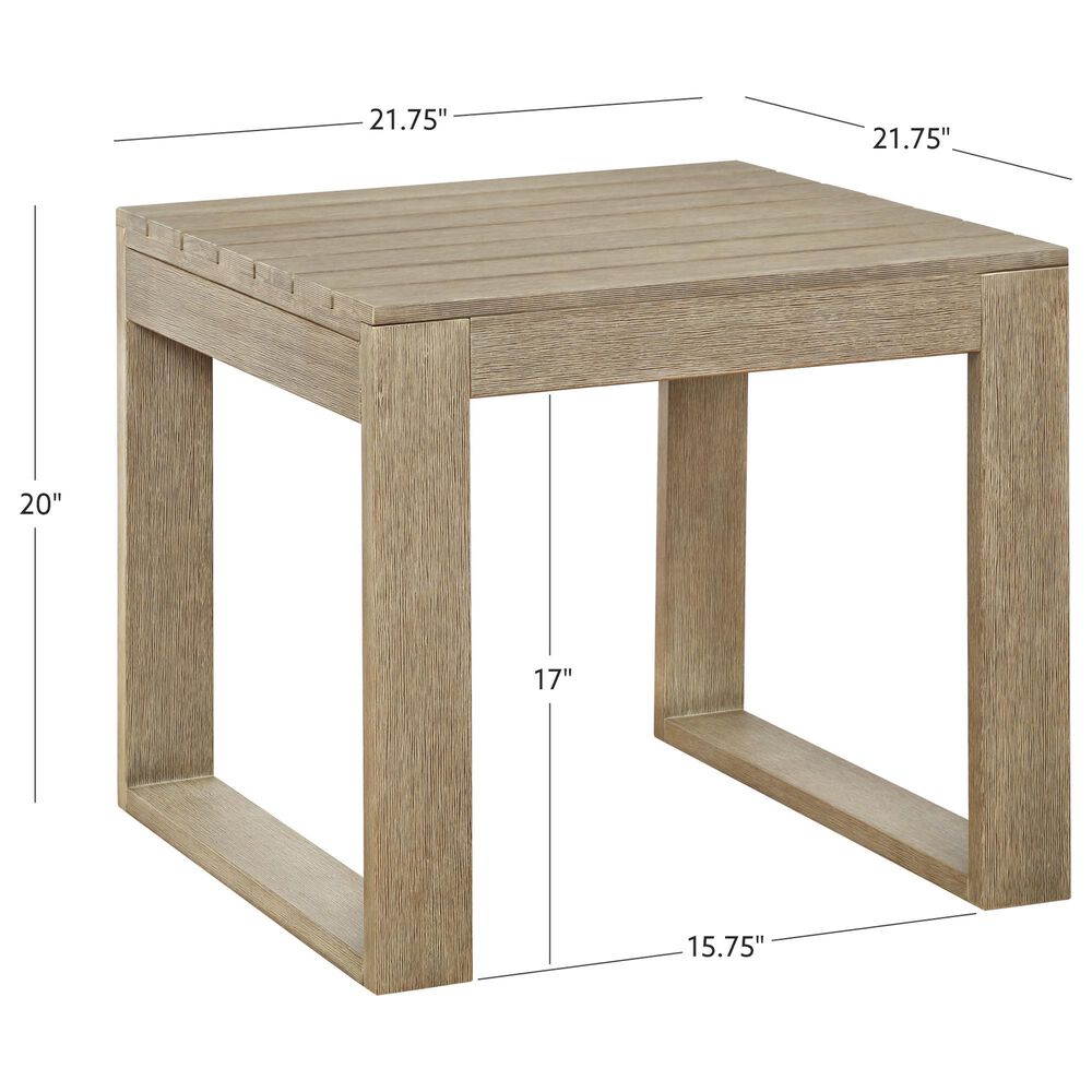 Linon Home Decor Silas Side Table in Brown, , large