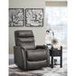 Ashley Riptyme Manual Swivel Glider Recliner in Quarry, , large