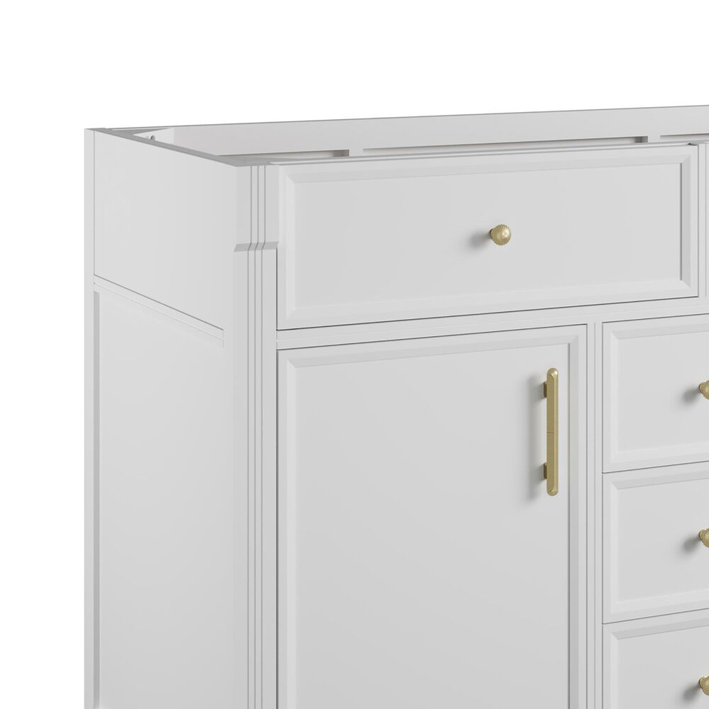 James Martin Bellshire 48" Single Bathroom Vanity Cabinet in Bright White, , large