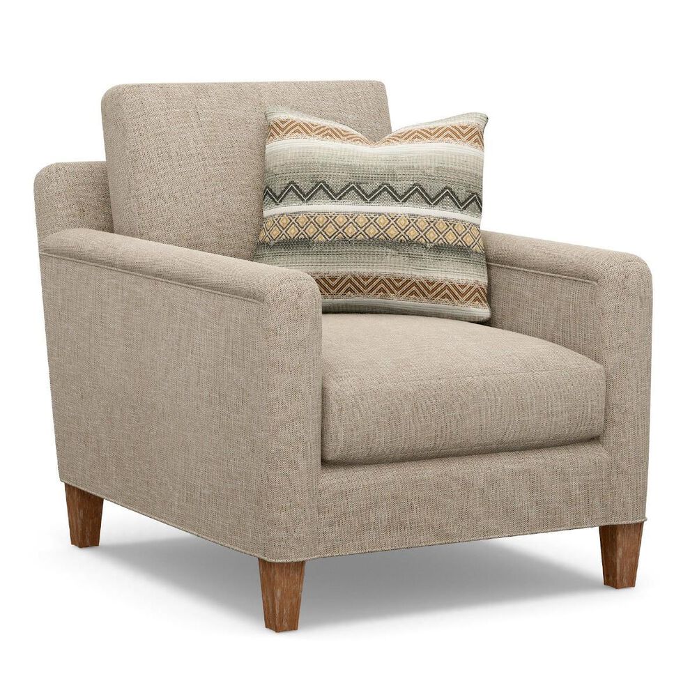 Lexington Furniture Signal Hill Chair in Brown and Cream- Chair Only, , large