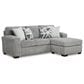 Arapahoe Home 2-Piece Stationary Sectional with Reversible Chaise in Posh Gray, , large