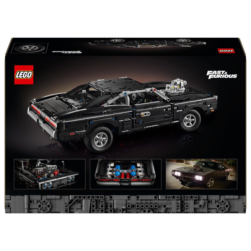 LEGO Technic Fast and Furious Dodge Charger R/T Car Building Set, , large