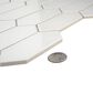 Emser Catch Glossy Gray 1" x 3" on 11" x 12" Porcelain Mosaic Sheet, , large