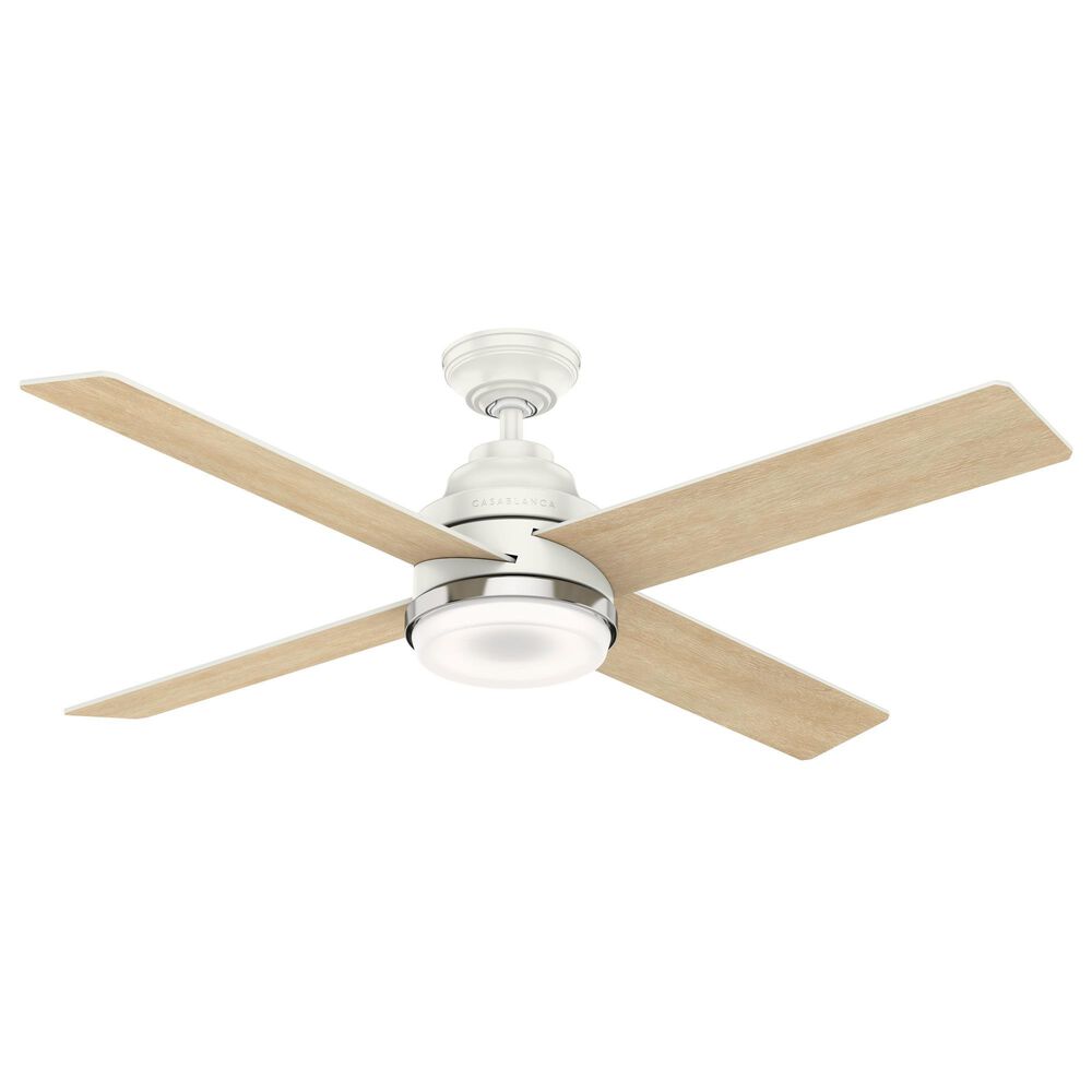 Hunter Daphne 54" Ceiling Fan with LED Light in Fresh White, , large