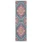 Safavieh Madison MAD119C 2"3" x 10" Blue and Fuchsia Runner, , large