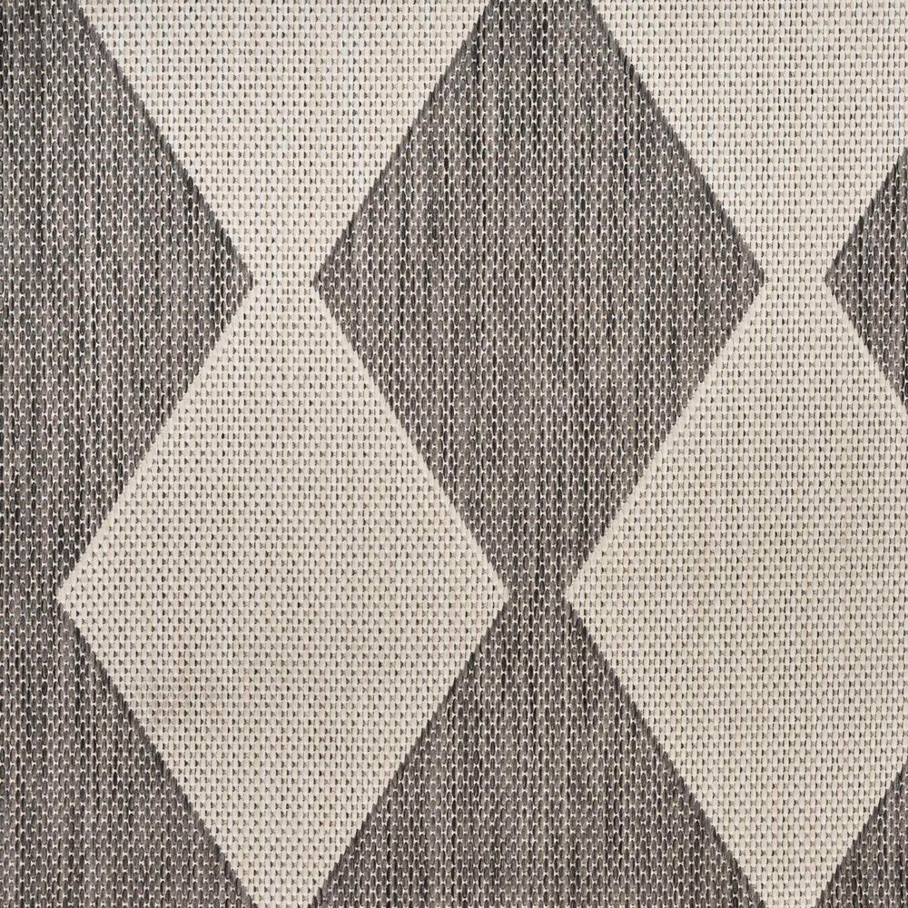 Nourison Positano Geometric Charcoal 8&#39; x 10&#39; Indoor/Outdoor Area Rug, , large