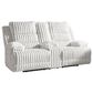 Ashley Rhines Falls Power Reclining Loveseat in Alloy, , large