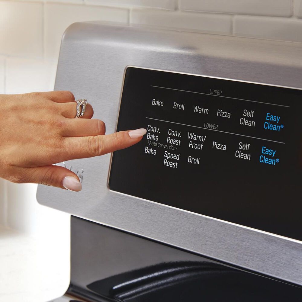 LG 7.3 Cu. Ft. Freestanding Electric Double Oven Range with Ceramic Top in Stainless Steel, , large