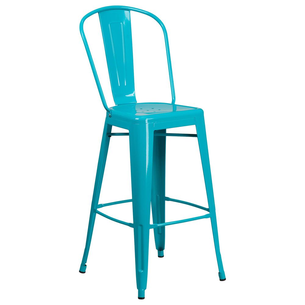 Flash Furniture 30" Barstool in Blue, , large