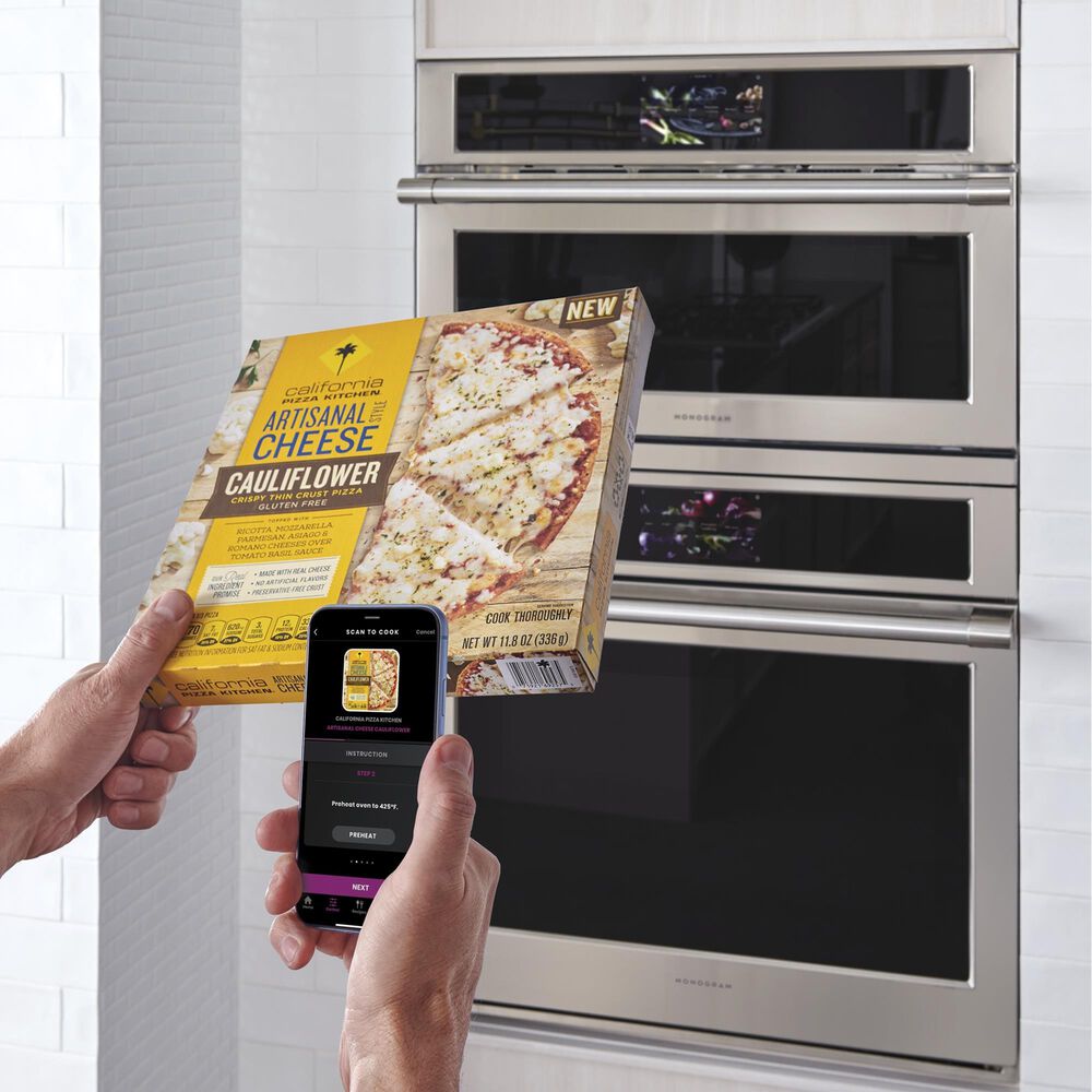 Monogram 30&quot; Smart Electric Convection Double Wall Oven Minimalist Collection - Stainless Steel, , large