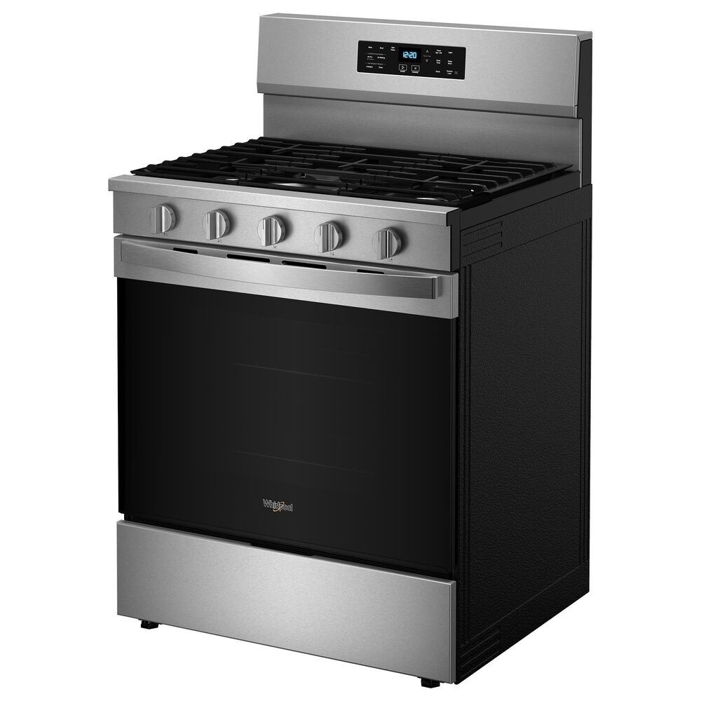Whirlpool 30&quot; Gas Range with Air Cooking Technology and No Preheat Air Fry in Fingerprint Resistant Stainless Steel, , large