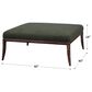 Vintage Furnishings Barkley Cocktail Ottoman in Angelina Forest, , large