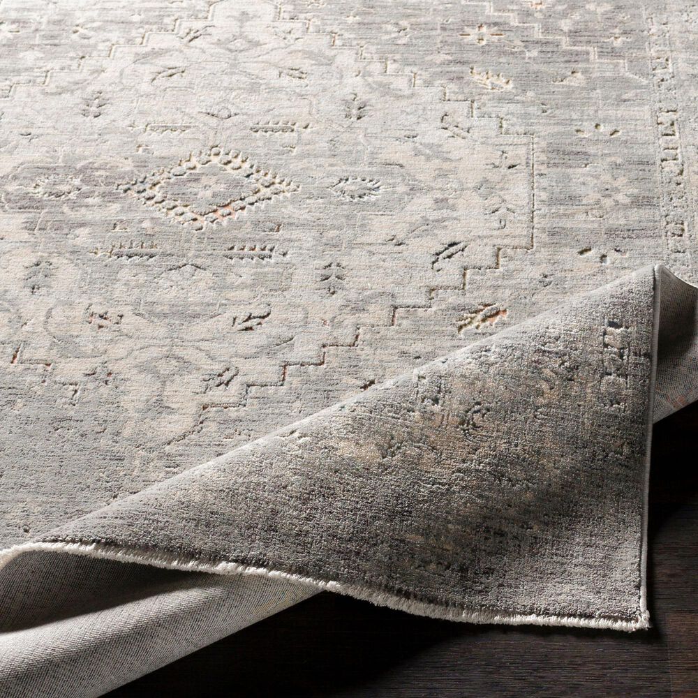 Surya Presidential PDT-2311 Dusty Sage, Gray, Charcoal, Ivory, Wheat, Ice Blue, Blue, Light Olive, Saffron and Orange 11&#39;6&quot; x 15&#39;6&quot; Area Rug, , large
