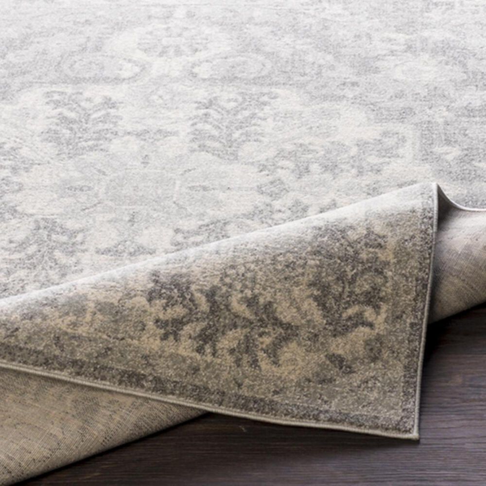 Surya Harput HAP-1070 2&#39;7&quot; x 7&#39;3&quot; Gray, Charcoal and Beige Runner, , large