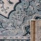 Safavieh Isabella 5"3" x 7"6" Cream and Light Blue Area Rug, , large