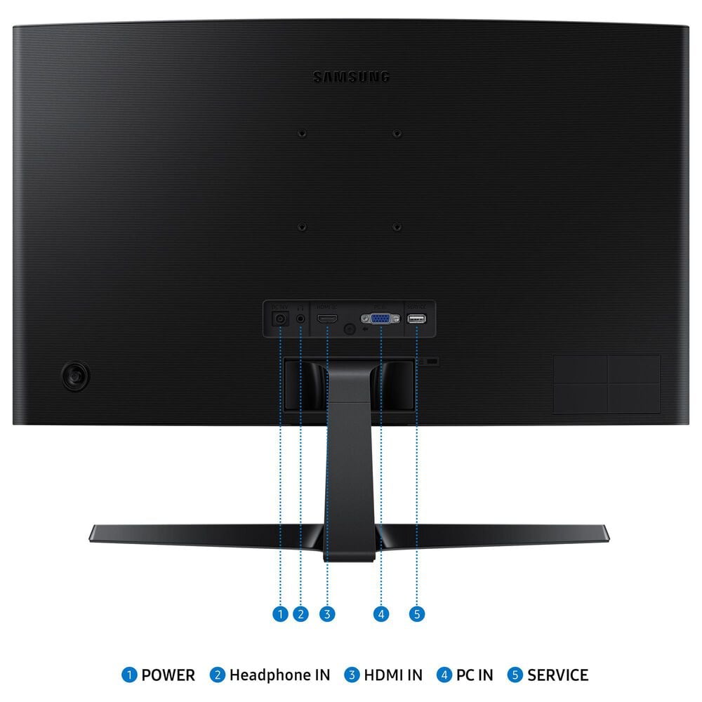 Samsung 24&quot; S3 &#40;S36GD&#41; FHD IPS 100Hz Curved Monitor in Black, , large