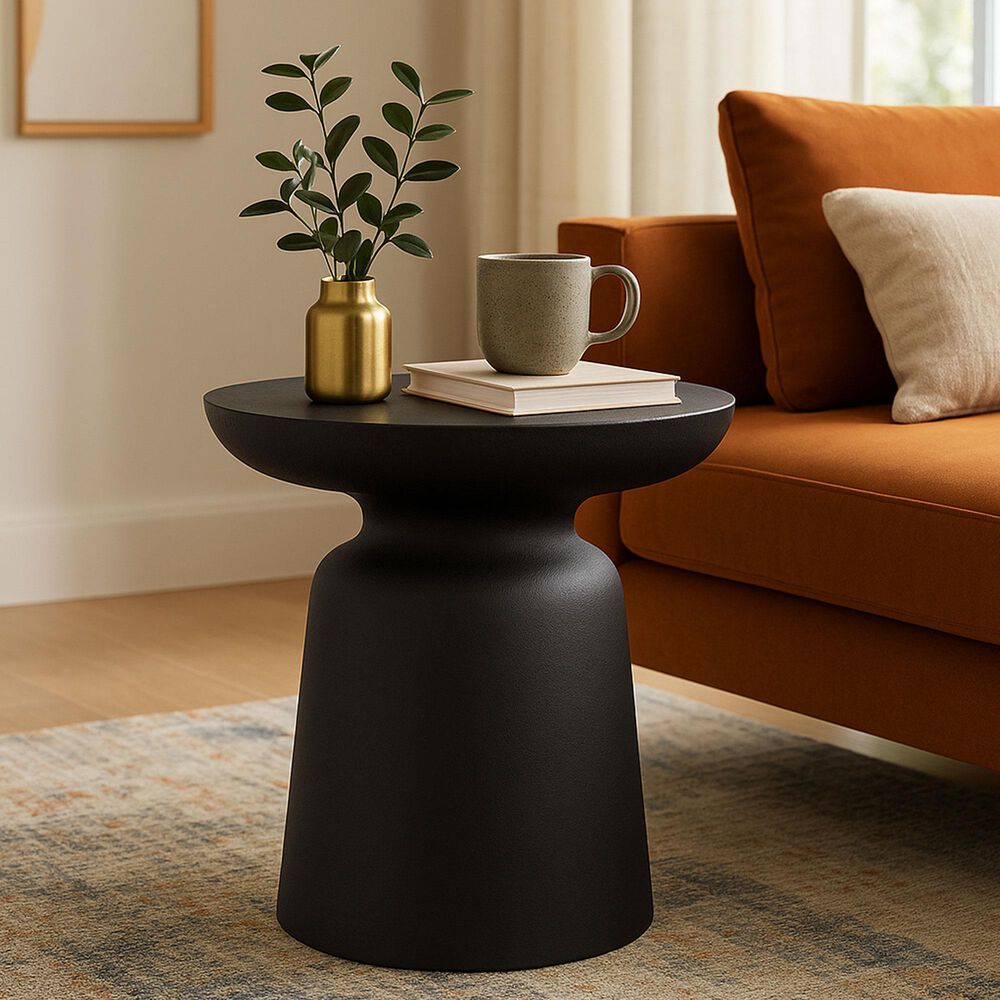 LR Home Zues Side Table in Black, , large