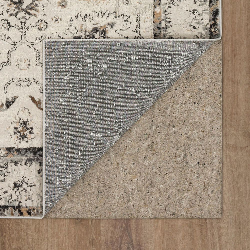 Karastan Cleo R1076 5&#39; 3&quot; X 8&#39; Light Grey Area Rug, , large