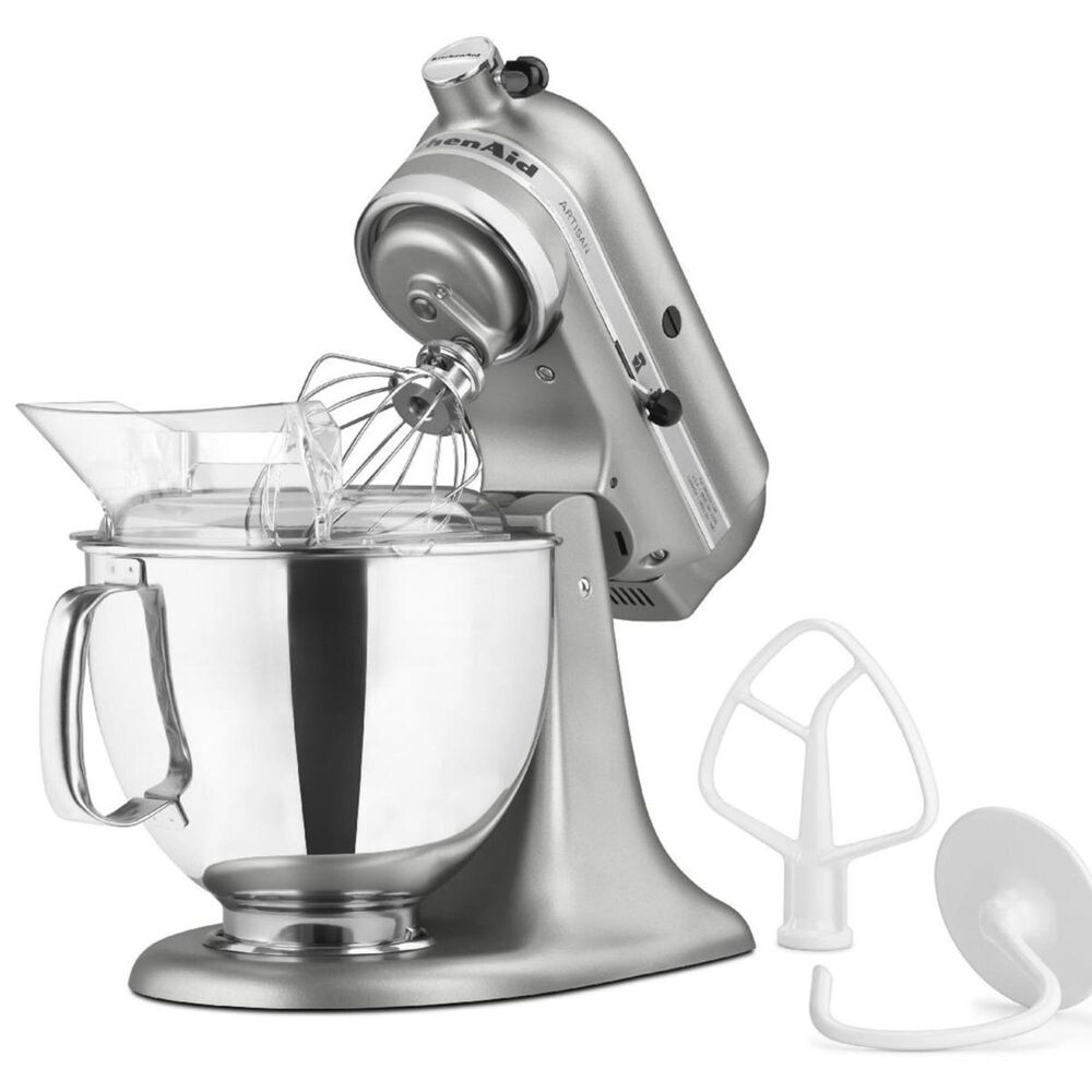 KitchenAid 5 Quart Artisan Stand Mixer in Contour Silver, , large
