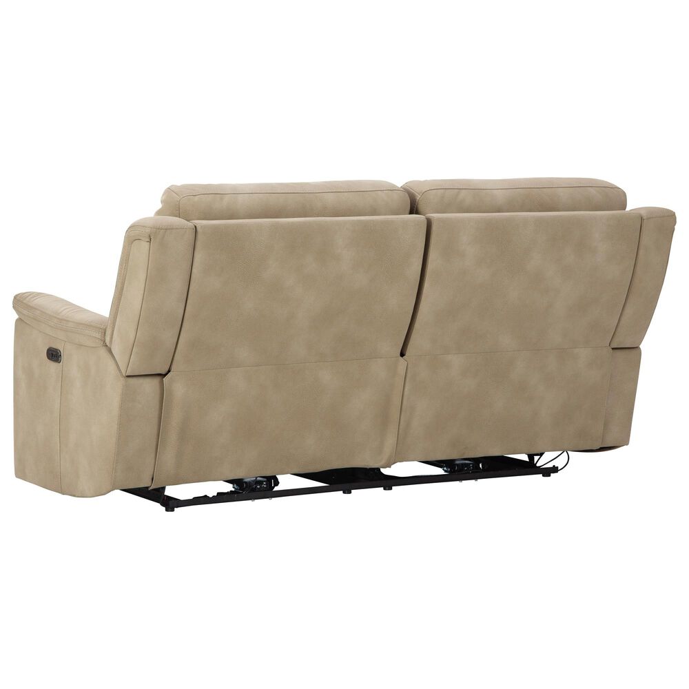 Ashley Next-Gen DuraPella Power Reclining Sofa with Power Headrest in Sand, , large